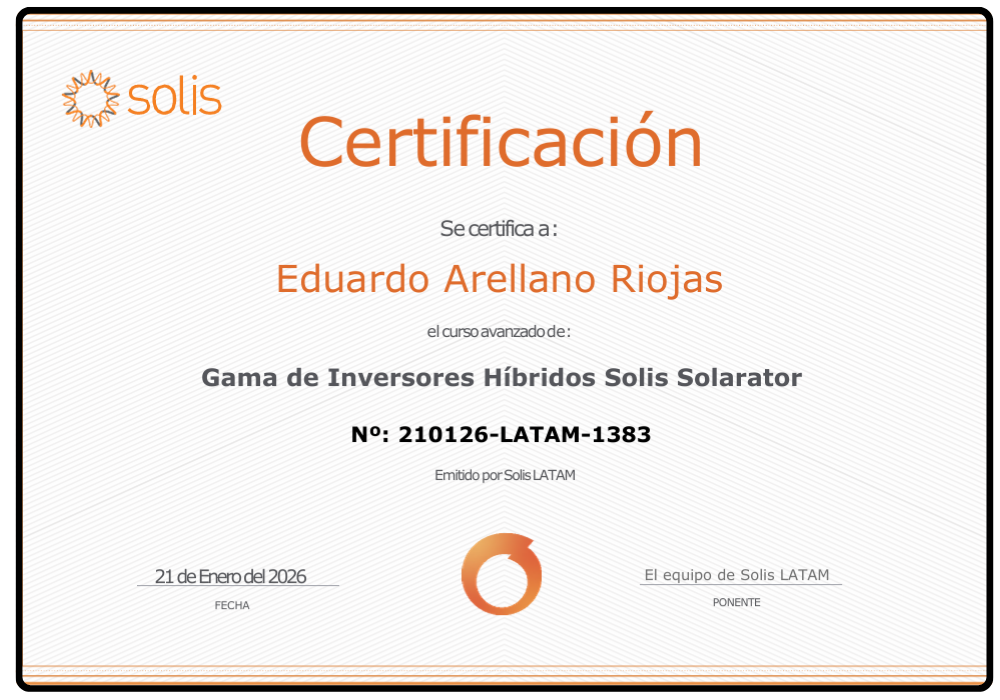 Gama de inversores Híbridos Solar Solator - Eduardo Arellano
